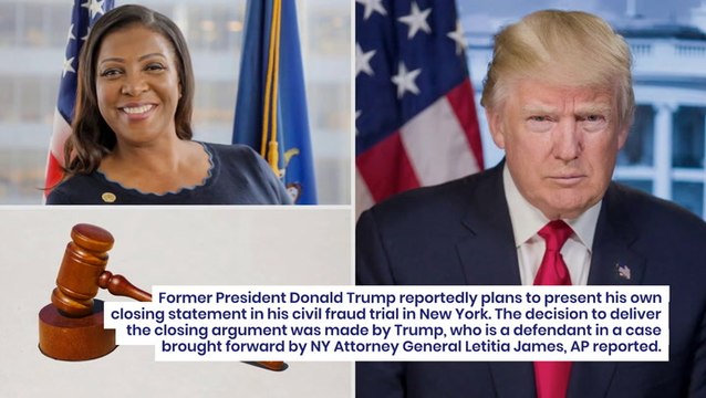 Trump Opts To Deliver His Own Closing Argument In New York Civil Fraud Trial: Report