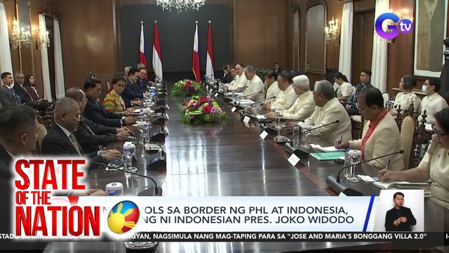 Joint patrols sa border ng Phl at Indonesia, isinusulong ni Indonesian Pres. Joko Widodo | SONA