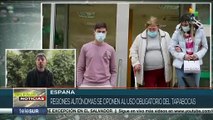 España establece uso obligatorio de las mascarillas en los centros de salud