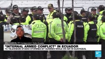 In state of 'internal armed conflict', Ecuador vows to 'neutralise' gangs