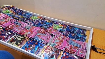 Unboxing and Review of barbie, spider man, avengers trading playing cards