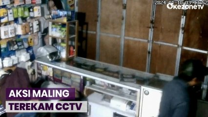 Aksi Kompolotan Maling di Tangerang, Banten Terekam CCTV