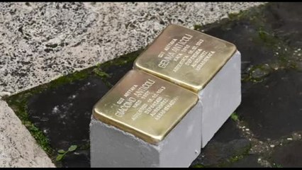 Shoah, al Cnr quattro pietre d'inciampo per la famiglia Anticoli
