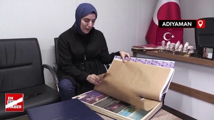 Adıyaman'da depremde kaybettiği babasının gazetesini çıkarıyor