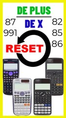 CASIO fx-87DE PLUS zurücksetzen✅ 82, 85, 86 & 991DE X