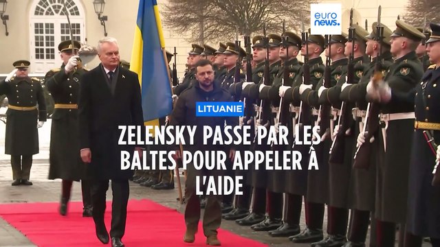 En tournée dans les pays baltes, Zelensky appelle à défendre la souveraineté face au voisin fou