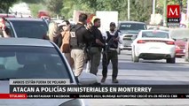 Ataque a ministeriales deja dos elementos heridos en Monterrey; NL