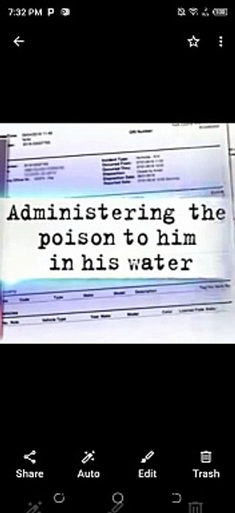 Poison in the water