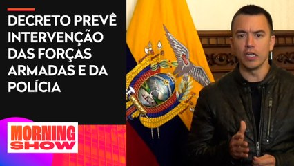Presidente do Equador declara 'conflito armado interno'