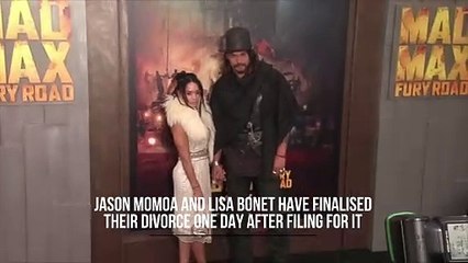 Jason Momoa and Lisa Bonet finalise divorce