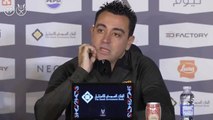 Xavi y la reacción de los jugadores del Barça al momento del equipo