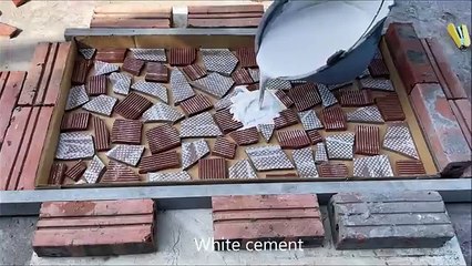 DIY Outdoor Coffee table Easily from Carton Molds and Cement - Great ideas for your garden
