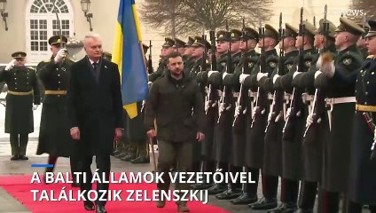 Download Video: Litvániában tárgyalt Volodimir Zelenszkij ukrán elnök