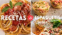 15 variadas recetas de espaguetis para amantes de la pasta