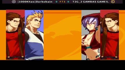 [1000Khao]Darkobain vs T2G_2 GAMBAS GAMES - Rage of the Dragons -. FT3
