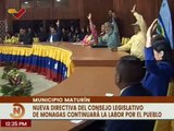 Juramentan la nueva directiva del Consejo Legislativo del estado Monagas para el periodo 2024-2025