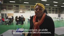 Plan grand froid: des sans-abris accueillis dans un centre d'hébergement d'urgence à Montreuil