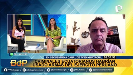 Francisco Belaunde: "Me parece complicado que Perú pueda escapar a una situación parecida a Ecuador"