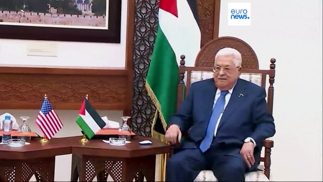 Gaza, incontro teso tra Blinken e il presidente palestinese Mahmoud Abbas su futuro della Striscia