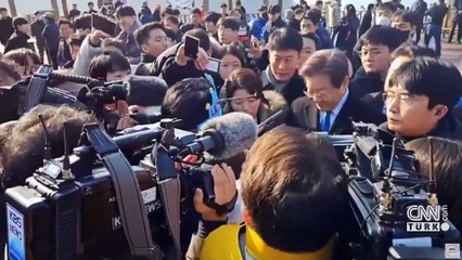 Güney Kore'de muhalif lidere saldırmıştı… Öldürmek istemiş