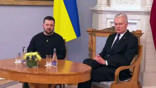 Las dudas de aliados occidentales sobre ayuda a Ucrania alientan a Putin, advierte Zelenski