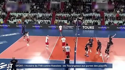 SPORT / Victoire du TVB contre Rzeszów : les Tourangeaux aux portes des playoffs