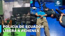 Así fue el rescate de rehenes en TC Televisión en Guayaquil, Ecuador