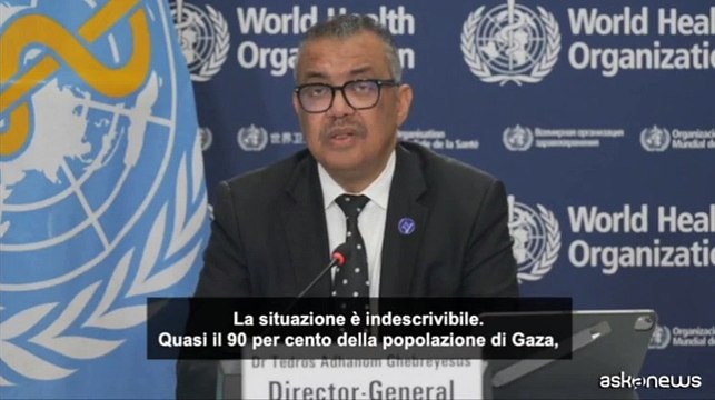 Ghebreyesus (Oms): L'ostacolo per gli aiuti ? solo l'accesso a Gaza