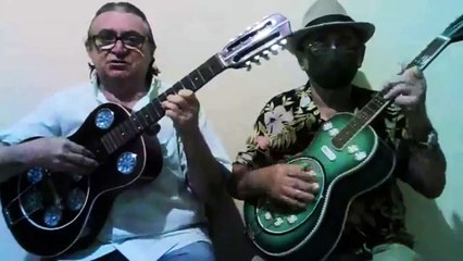 Sextilha cantada de improviso, fazendo alusão ao período da covid-19 no Brasil - Vicente Reinado e Zé Milson Ferreira