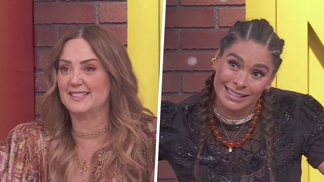 Galilea Montijo derrotó a Andrea Legarreta en el juego de Los Vecinos