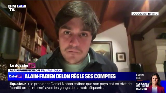 Alain-Fabien Delon donne des nouvelles inquiétantes de son père et insulte sa soeur Anouchka