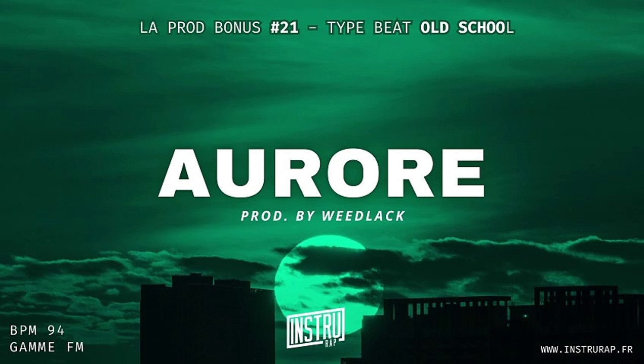 [FREE] Instru Rap Boom Bap Freestyle | Aurore | Base Instrumental Triste  | Weedlack