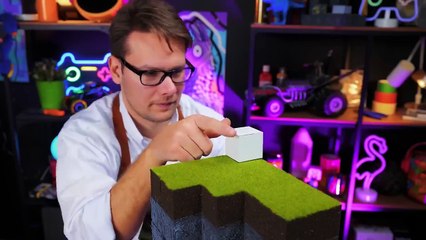 I Made A Tiny Minecraft World Dioramas With An Epic Challange!