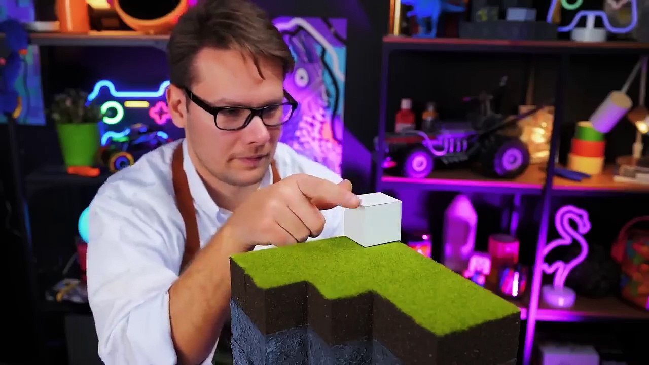 I Made A Tiny Minecraft World Dioramas With An Epic Challange!