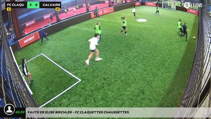 Faute de Elise Birchler - FC CLAQUETTES CHAUSSETTES