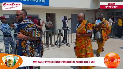 CAN 2023 Arrivée des Joueurs Ghanéens à Abidjan pour la CAN 2023 ⚽