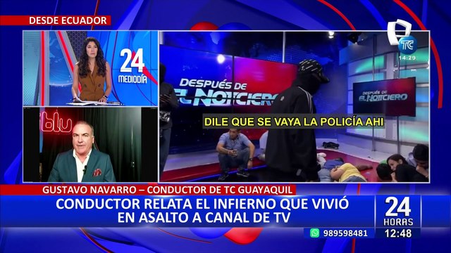 Crisis en Ecuador: “Delincuentes tienen objetivos con nombre y apellidos”, advierte periodista de TC Televisión