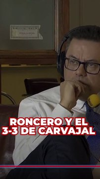 Reacción de Roncero al 3-3 de Carvajal en la Supercopa
