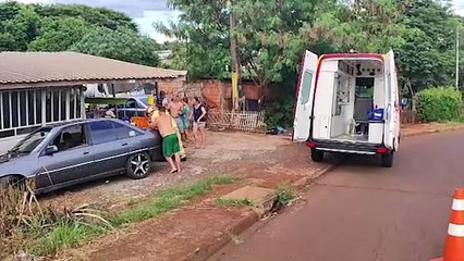 Bicicleta perde o freio e casal fica ferido ao colidir contra portão no Interlagos