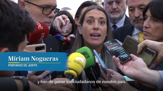 Nogueras (Junts): Ha sido una negociación 'in extremis'