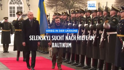 Selenskyjs Reise ins Baltikum: Die Ukraine bekommt Hilfe aus Litauen