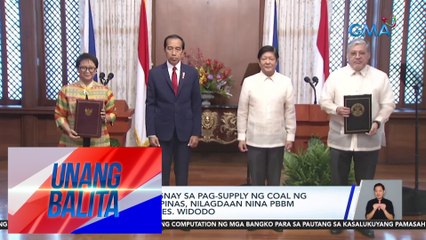 Kasunduan kaugnay sa pag-supply ng coal ng Indonesia sa Pilipinas, nilagdaan nina PBBM at Indonesian Pres. Widodo | UB
