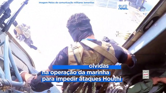 Mísseis e drones abatidos em ataque dos Houthis no Mar Vermelho