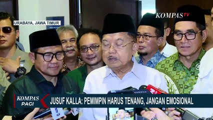 Respons Santai Anies Soal Umpatan Prabowo, JK Singgung Pilih Pemimpin yang Tidak Mudah Emosi