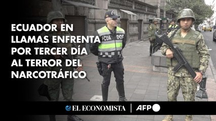 Ecuador en llamas enfrenta por tercer día al terror del narcotráfico