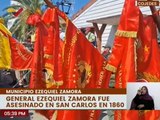 Cojedes | Ciudadanos realizan homenaje al General Ezequiel Zamora asesinado en 1860