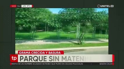 Grama crecida y basural en un parque autonómico, los vecinos piden mantenimiento del lugar