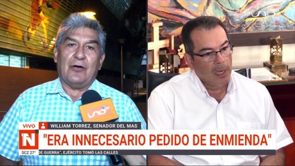 William Torrez, senador del MAS, se refirió al fallo del TCP (unidad móvil)