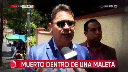 Hombre hallado muerto en una maleta fue golpeado, atado de pies y estrangulado, según la Fiscalía de Oruro