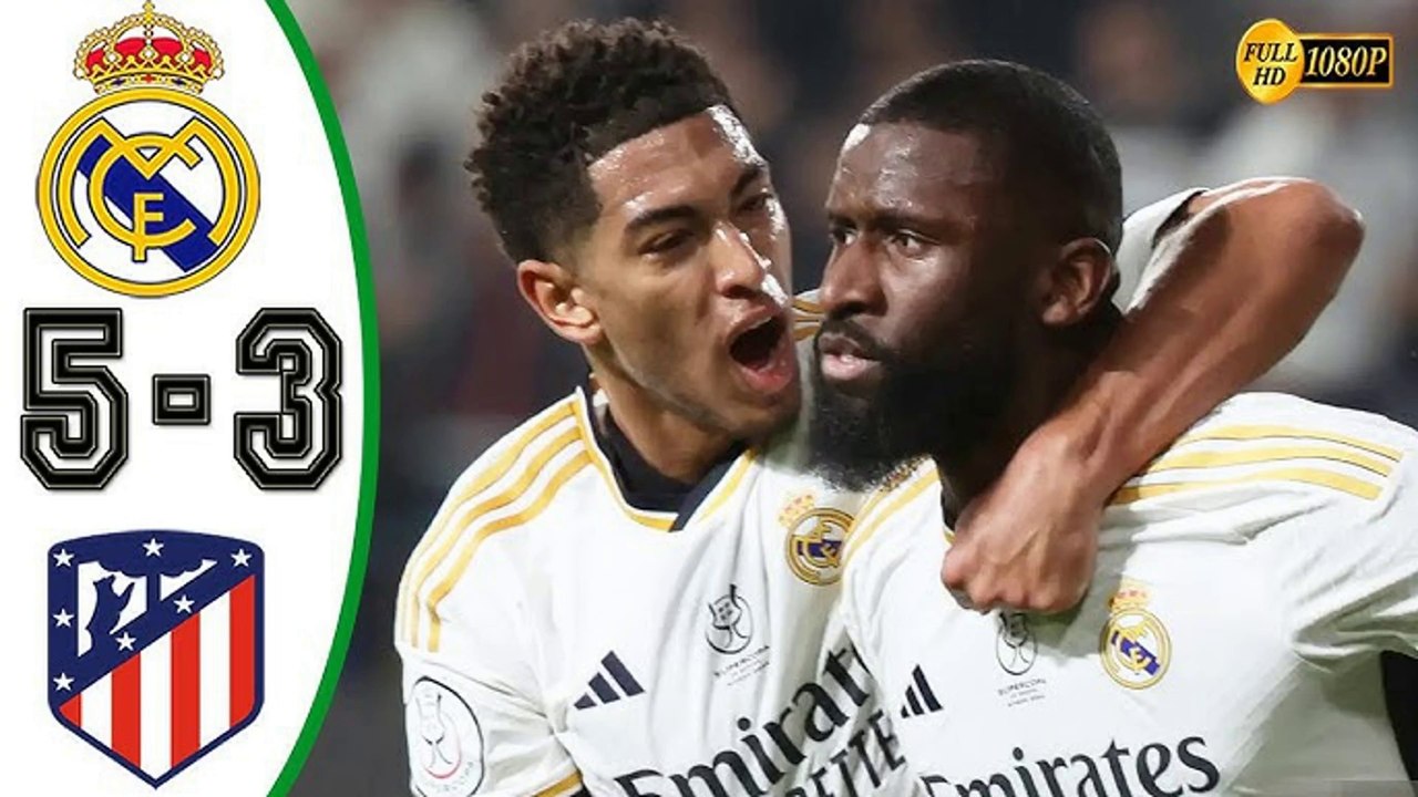 Real Madrid vs Athletico Madrid 5-3 Full Match Highlights -2024